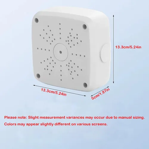 Vista 2 de Soporte universal de montaje en caja de conexiones para cámara de seguridad, base de cámara IP impermeable de plástico, soporte de montaje en techo