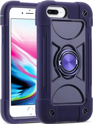 Vista 25 de MARKILL Compatible con iPhone Se3/iPhone Se2, Funda para iPhone 6/6S, Funda para iPhone 7/iPhone 8 de 4.7 Pulgadas con Soporte Anular, Funda