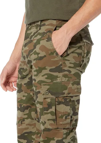 Vista 5 de Amazon Essentials Pantalones cargo de sarga de algodón elástico para hombre (disponibles en tallas grandes y altas)