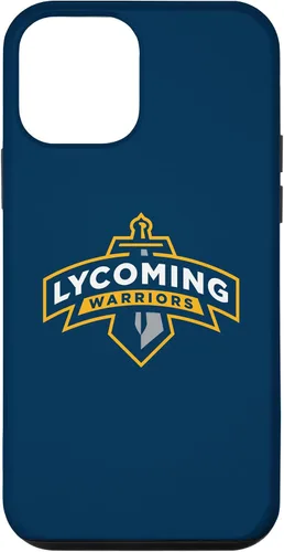 Vista 16 de Lycoming Warriors Sword & Shield Logo Lycoming College Case for iPhone 16