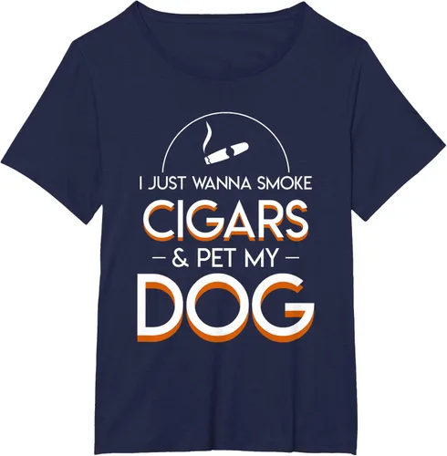 Vista 17 de Solo quiero fumar cigarros y mascotas a los amantes de los perros de mi perro, Negro, S
