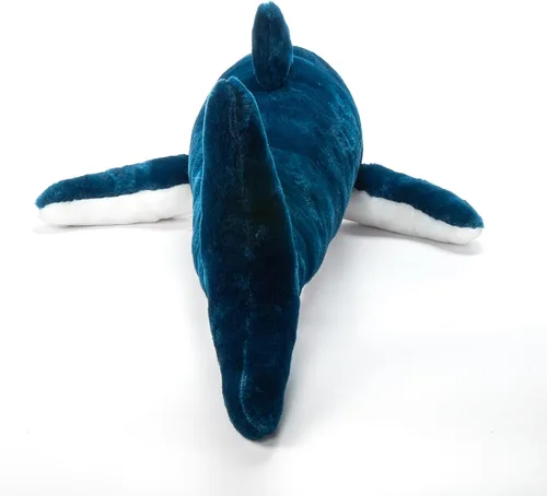Vista 4 de The Petting Zoo Mako - Peluche de tiburón, regalos para niños, animales salvajes del océano Onez, juguete de peluche de tiburón de 32 pulgadas