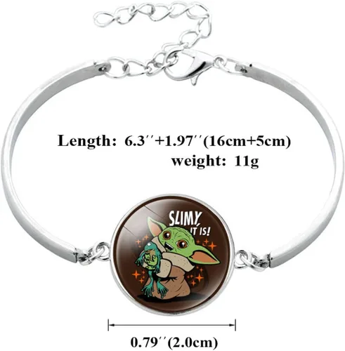 Vista 2 de Pulsera de metal Yaddo para niña, niño y mujer