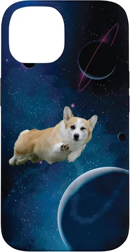 Vista 4 de Funny Kids Space Corgi Mom Pembroke Welsh Corgi Dog Lover Case for iPhone 17