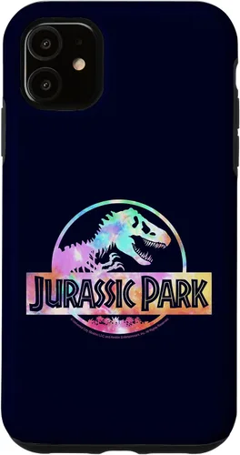 Vista 8 de Funda con logotipo para iPhone 16 Jurassic Park Tie Dye Fill