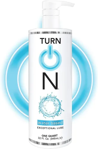 Vista 7 de Turn On lubricante personal híbrido Mezcla de agua y silicona para un deslizamiento ultra suave, duradero, no pegajoso y fácil de limpiar