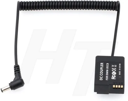 Vista 10 de Batería simulada del acoplador de CC DMW-DCC12 para cámara DSLR Panasonic DMC-GH5 GH4 GH3, reemplazo DMW-BLF19 DMW-DCC12 para DMW-BLF19