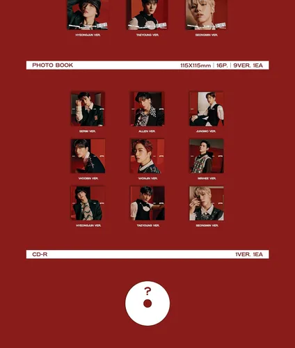 Vista 3 de CRAVITY SUN SEEKER 6th Mini Album Contents+Photocard+etc+Tracking Sealed SET ALLEN+HYEONGJUN+JUNGMO+MINHEE+SEONGMIN+SERIM+TAEYOUNG+WOOBIN+WONJIN