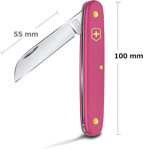 Vista 2 de Blumenmesser, gerade Klinge, 2.165 in, rosa, Blister