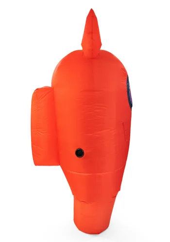 Vista 3 de Disfraz Inflable de Diablo Adulto Among Us Multicolor