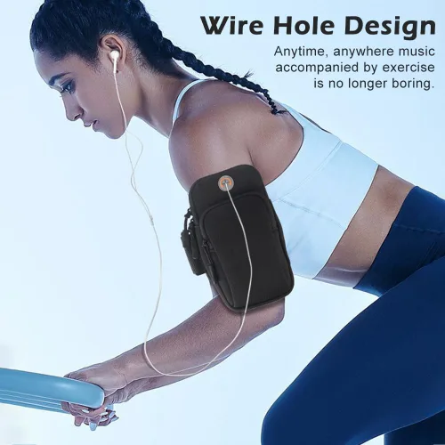 Vista 9 de Soporte universal para teléfono para correr, banda ajustable para llavero, para gimnasio, correr, senderismo, correr, ejercicio, caminar