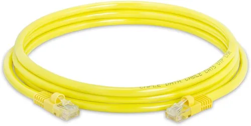 Vista 145 de Cmple - Cable Ethernet Cat5e de 1.5 pies, Cable Patch Ethernet UTP Cat 5e de 350 MHz, Cable LAN de red de 1 Gbps, conectores RJ45, compatible