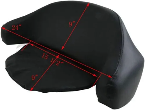 Vista 3 de TCMT Juego de maletero picado de 10.7 pulgadas para Harley Touring 1997-2013 Road King Road Glide Street Glide Electra Glide Pack