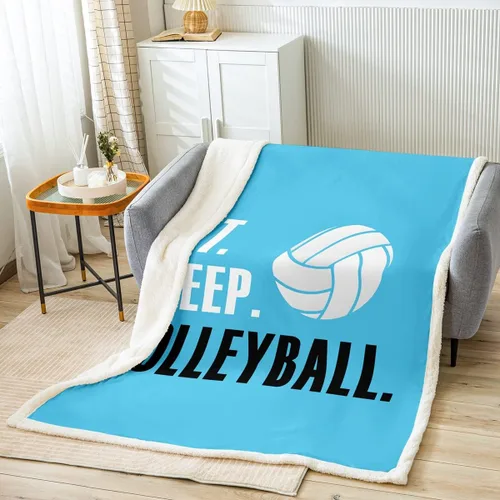 Vista 11 de Feelyou Football Throw Blanket Basketball Sports Soft Fleece Sherpa Cozy Fuzzy Plush Warm Soccer Ball Game Fuzzy Plush Throw Black Baseball Gaming