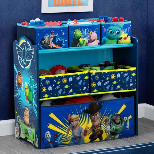 Vista 6 de Delta Children Juego de mesa y silla para niños con almacenamiento (2 sillas incluidas), ideal para artes y manualidades, merienda y Disney/Pixar