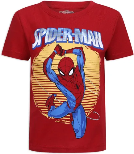 Vista 2 de Marvel Spider-Man - Paquete de 2 camisetas de manga corta para niños pequeños a niños grandes