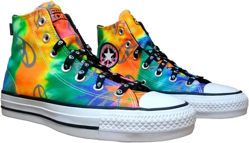 Vista 3 de Converse Chuck Taylor All Star - Sarga lavada vintage unisex para adultos doble cremallera buey University RedPink 11 Women9 Men