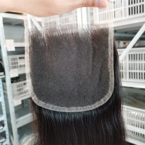 Vista 9 de Cierre frontal de encaje HD de 13 x 4 pulgadas, cabello humano lacio con encaje frontal de 10 pulgadas, cabello virgen brasileño 100% sin procesar
