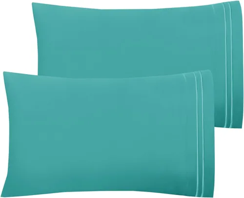 Vista 11 de Mejoroom Hotel Luxury Queen - Fundas de almohada de microfibra de 20 x 30 pulgadas, juego de 2 fundas de almohada suaves, acogedoras y transpirables