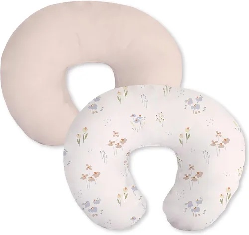 Vista 20 de Little Grape Land Juego de 2 fundas de almohada de algodón para lactancia, suaves y transpirables, extraíbles para almohadas de alimentación, fundas