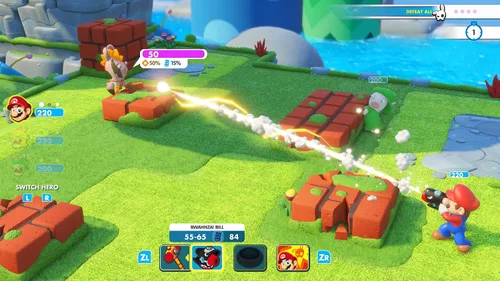 Vista 6 de Mario Rabbids Kingdom Battle - Gold Edition - Nintendo Switch video game (Non-US Version)