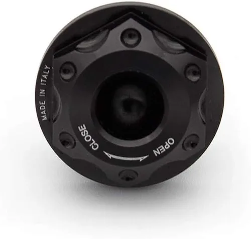 Vista 6 de PROCNC Tapa de depósito de combustible de motocicleta de aluminio para Yamaha FZ6 FZ6R FZ1 YZFR6 YZFR6S YZFR1 FYZF R3 YZF600R YZF750 (negro)