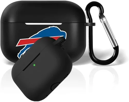 Vista 6 de Funda protectora de silicona para 49ers compatible con AirPods de 1ª/2ª generación, funda de carga, llavero