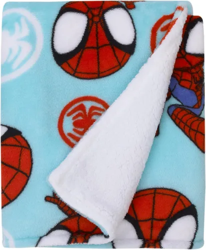 Vista 16 de Disney Finding Nemo - Manta de sherpa súper suave para bebé con diseño de tortugas marinas color naranja, verde azulado y blanco