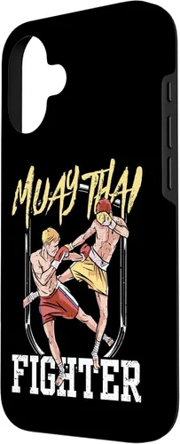 Vista 2 de iPhone 16 Muay Thai Fighter Martial Arts Hobby Boxing Case