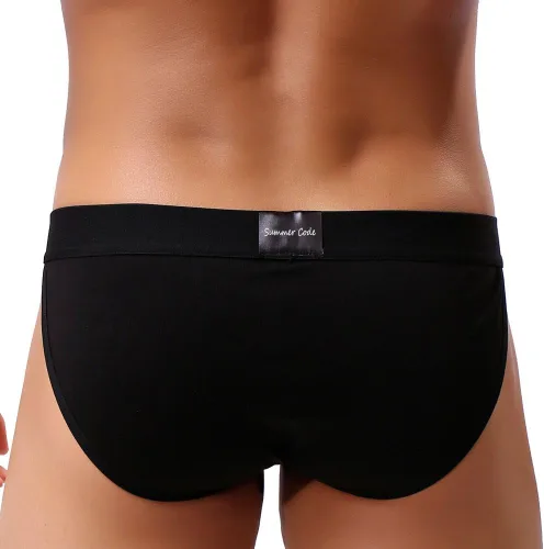 Vista 6 de Summer Code Calzoncillos de algodón para hombre, sexy, ropa interior ultra suave y transpirable