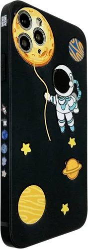 Vista 11 de Yonds Queen Funda protectora de TPU para iPhone SE 2022 (3ª generación), compatible con iPhone 7/8/SE2 (2020), diseño de astronauta, planeta, luna