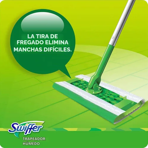 Vista 3 de Swiffer Sweeper - Recambio de paño húmedo, color blanco, 64