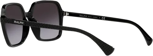 Vista 5 de Ralph by Ralph Lauren Ra5291u - Gafas de sol cuadradas de ajuste universal para mujer, Gris (Gradient Grey), 56 mm