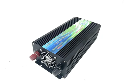 Vista 3 de Inversor de corriente de onda sinusoidal pura de 1500 W con medidor LED, enchufes de CA duales, cables de batería de alta resistencia, ideal