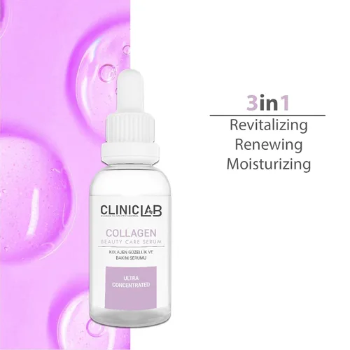 Vista 7 de Suero de colágeno para rostro con ácido hialurónico y pantenol, suero para tensar, hidratante e hidratante para mujeres y hombres (1.01 fl oz)