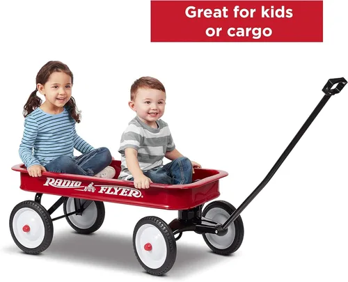 Vista 4 de Radio Flyer - Remolque clásico en color rojo