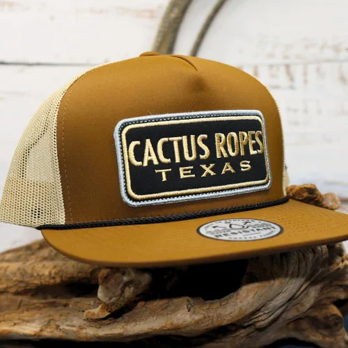 Vista 56 de HOOEY Adjustable Snapback Trucker Hat with Cactus Ropes Logo