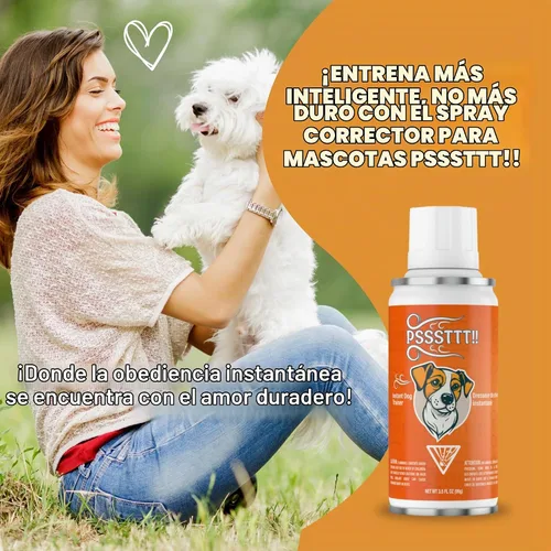 Vista 4 de PSSSTTT - Aerosol para perros, 3.5 onzas líquidas (3.49 oz), entrenamiento eficaz de comportamiento para perros, corrector de perro disuasorio