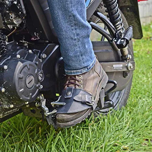 Vista 5 de Hide & Drink, Protector de botas de motocicleta con cierre de hebilla, protege el zapato de cambios, equipo de motociclista, cubierta de zapatos