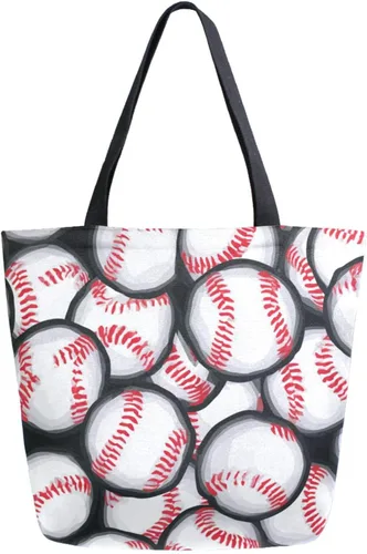 Vista 21 de Chic Funny Cute Pattern Big Handle Extra Large Shoulder Tote Bag for Beach Travel Weekender Gym Grocery Shopping