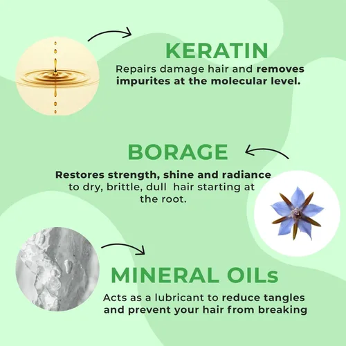 Vista 6 de Kashmir Keratin, Tratamiento capilar de queratina, 33.8 onzas, sin formas, 0% formaldehído, alisado sin encrespamiento, reduce el 90% de los rizos