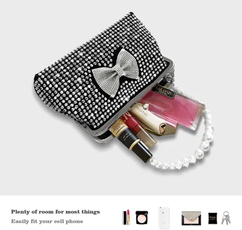 Vista 3 de Lostars Evening Clutch Purses for Women Clutch Evening Bag for Wedding and Party