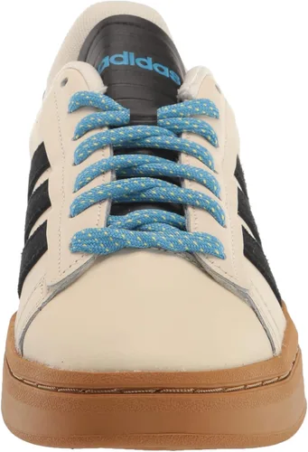 Vista 2 de adidas Grand Court Alpha Tenis para hombre Cloud White-Pulse Blue-almost Yellow