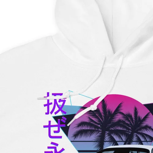 Vista 3 de Vaporwave Aesthetic Supra JDM Tuning Drift Racing - Sudadera unisex