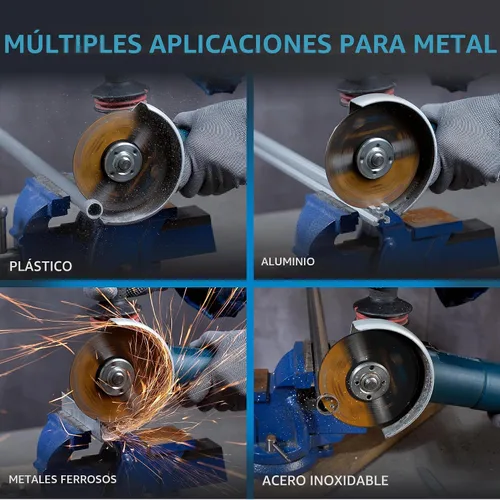 Vista 6 de S SATC 25 ruedas de corte de 3 pulgadas, rueda de corte de 3 pulgadas x 1/16 x 3/8 pulgadas, se adapta a cualquier herramienta neumática