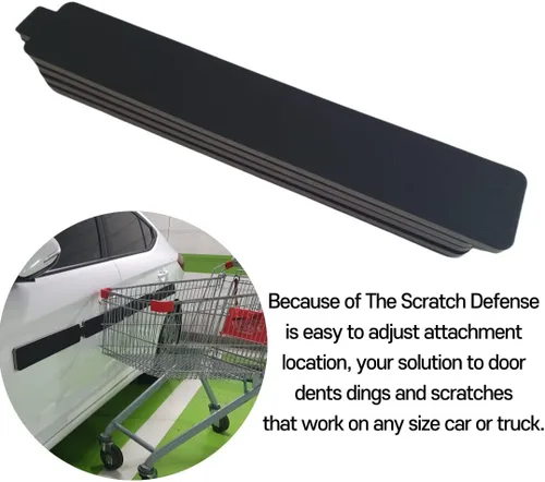 Vista 3 de Protector magnético extraíble para puerta de automóvil, protector de abolladuras para puerta de automóvil, protector de borde para puerta