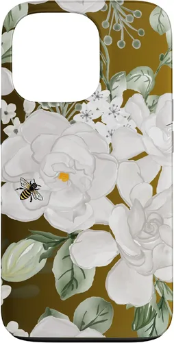 Vista 10 de Funda para iPhone 16 White Gardenia's Nectar Flowing Over