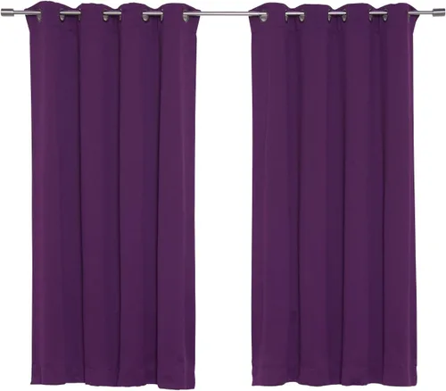 Vista 20 de Best Home Fashion Cortinas opacas aisladas térmicamente - Parte superior del ojal de bronce antiguo - 52" de ancho x 84" Largo - (Juego de 2 Paneles)