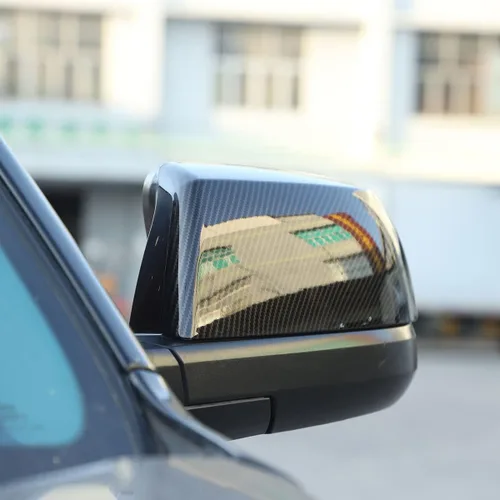Vista 5 de Accesorios para cubierta de espejo retrovisor exterior para Toyota Tundra 2007-2021/Sequoia 2008-2020, cubiertas de protección de espejo retrovisor