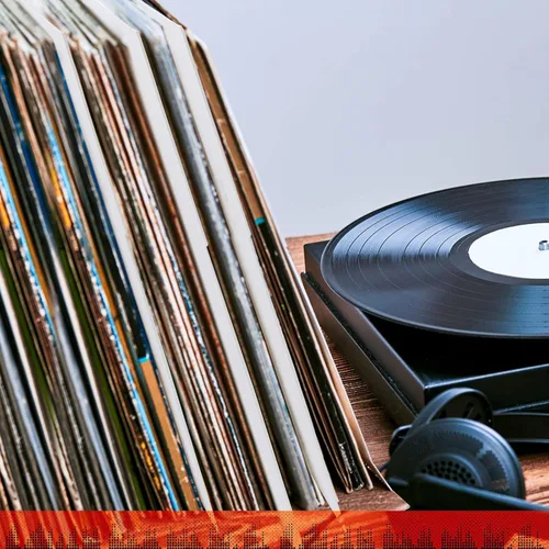 Vista 4 de Gueevin 30 separadores de discos de vinilo a granel de 12.5 x 13.49 pulgadas, accesorios de discos de vinilo LP con pestañas para protección